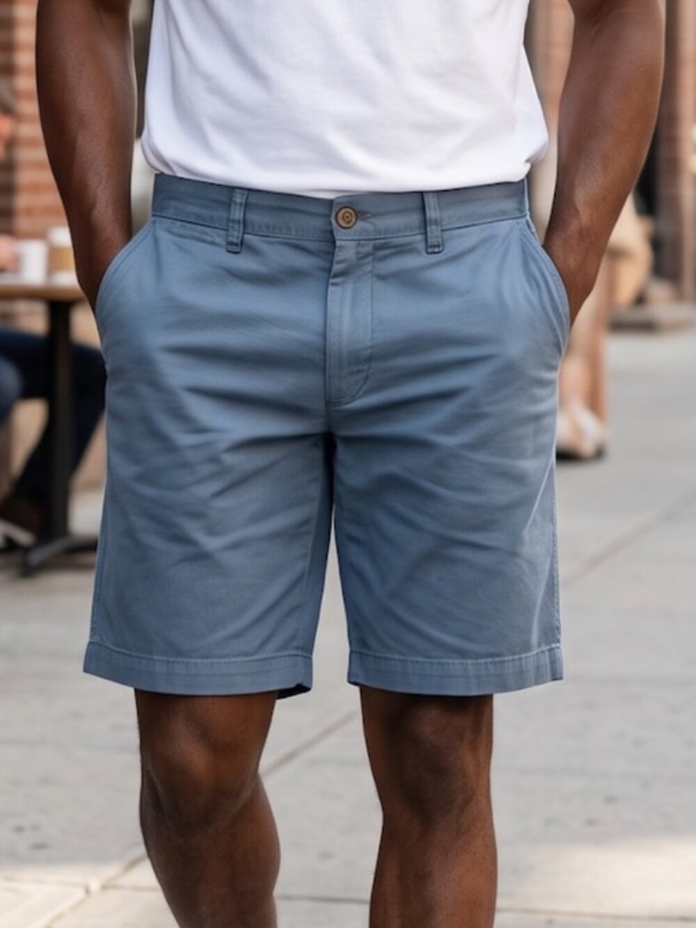 Ralph Lauren Nantucket Twill Light Blue Shorts Relaxed Fit 10" Inseam Size 42